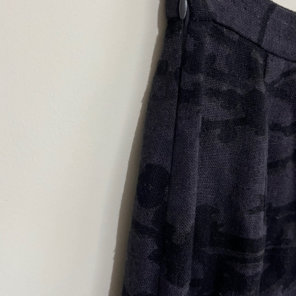 Prada Black Pencil Skirt Abstract Floral US S IT 40 RESERVED for Tammy - Picture 5 of 10